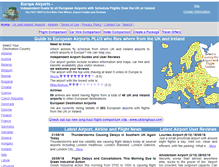 Tablet Screenshot of europe-airports.com